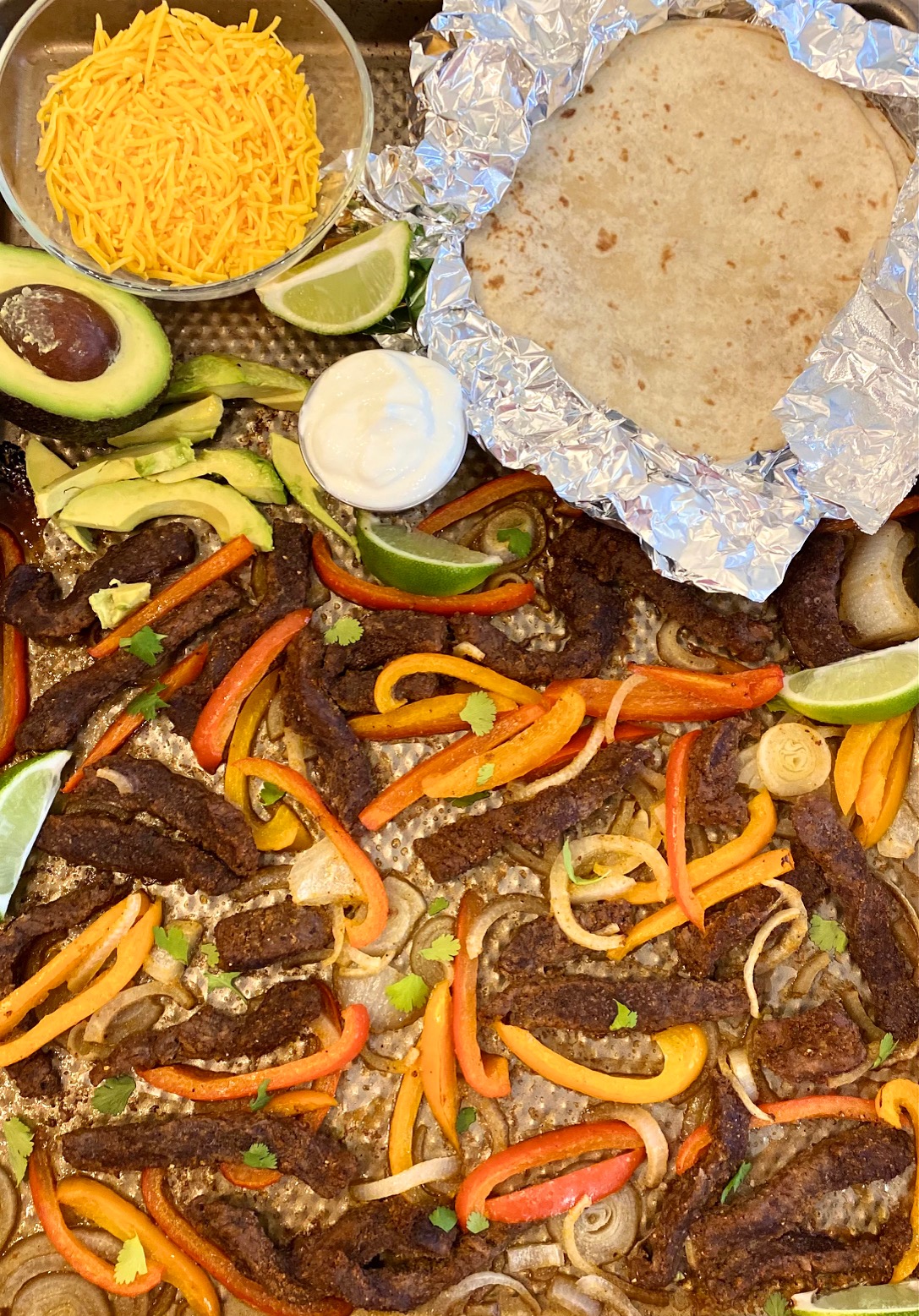 Simple Sheet Pan Steak Fajitas - Simply Altered Eats